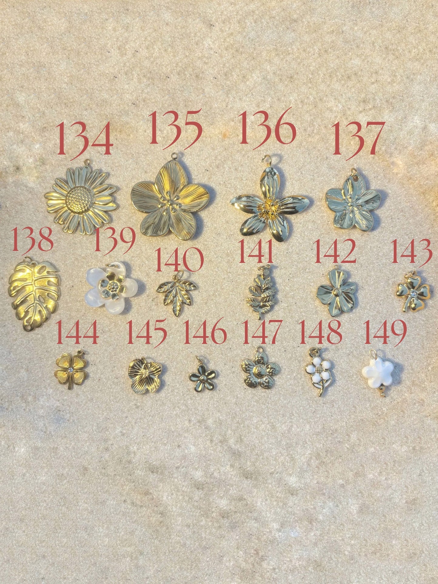 Charms fleurs đ