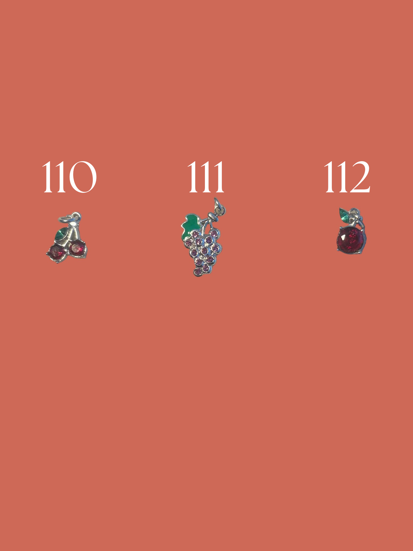 Charms fruits đ