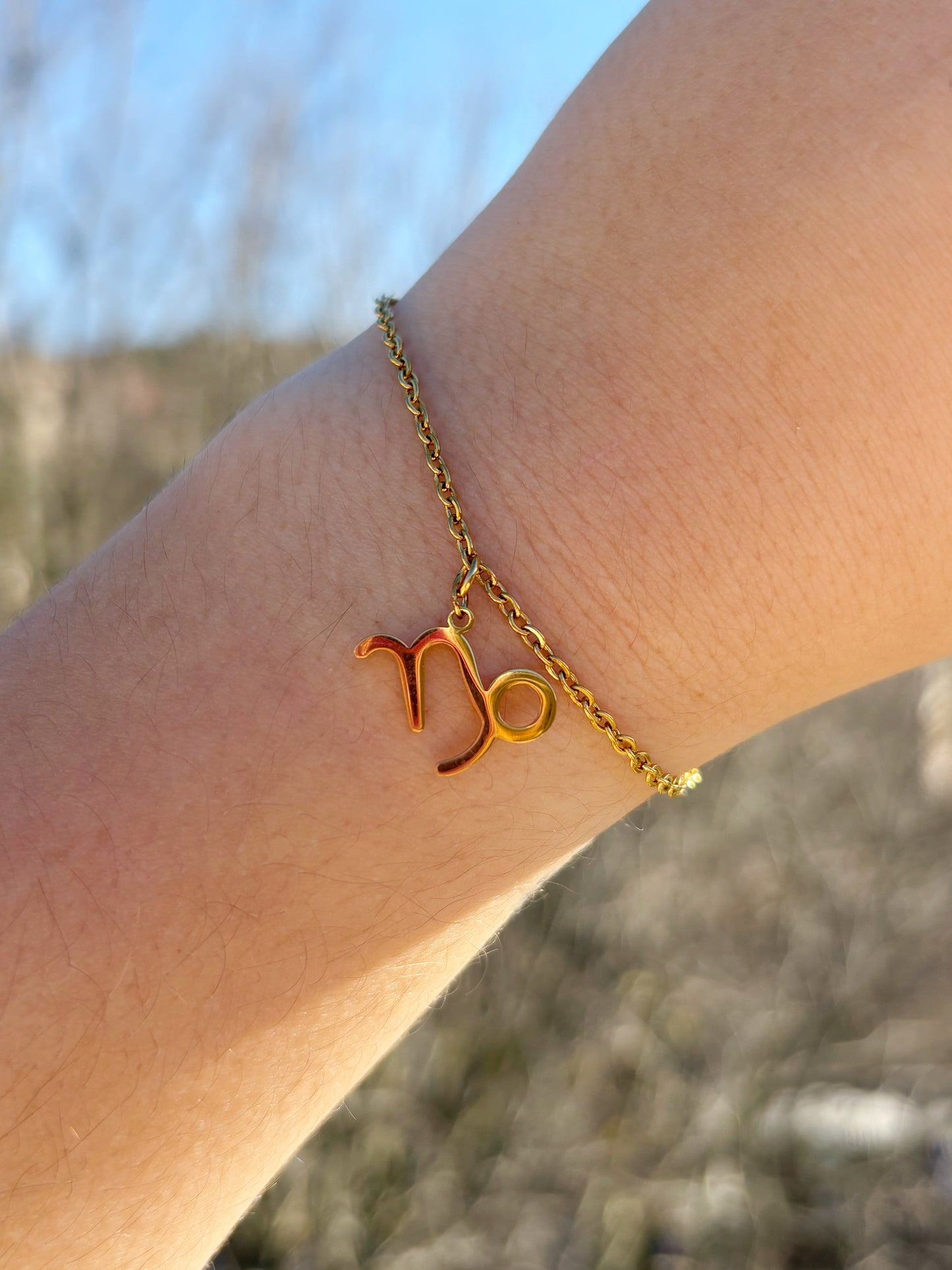 Bracelet élégant + signe astrologique