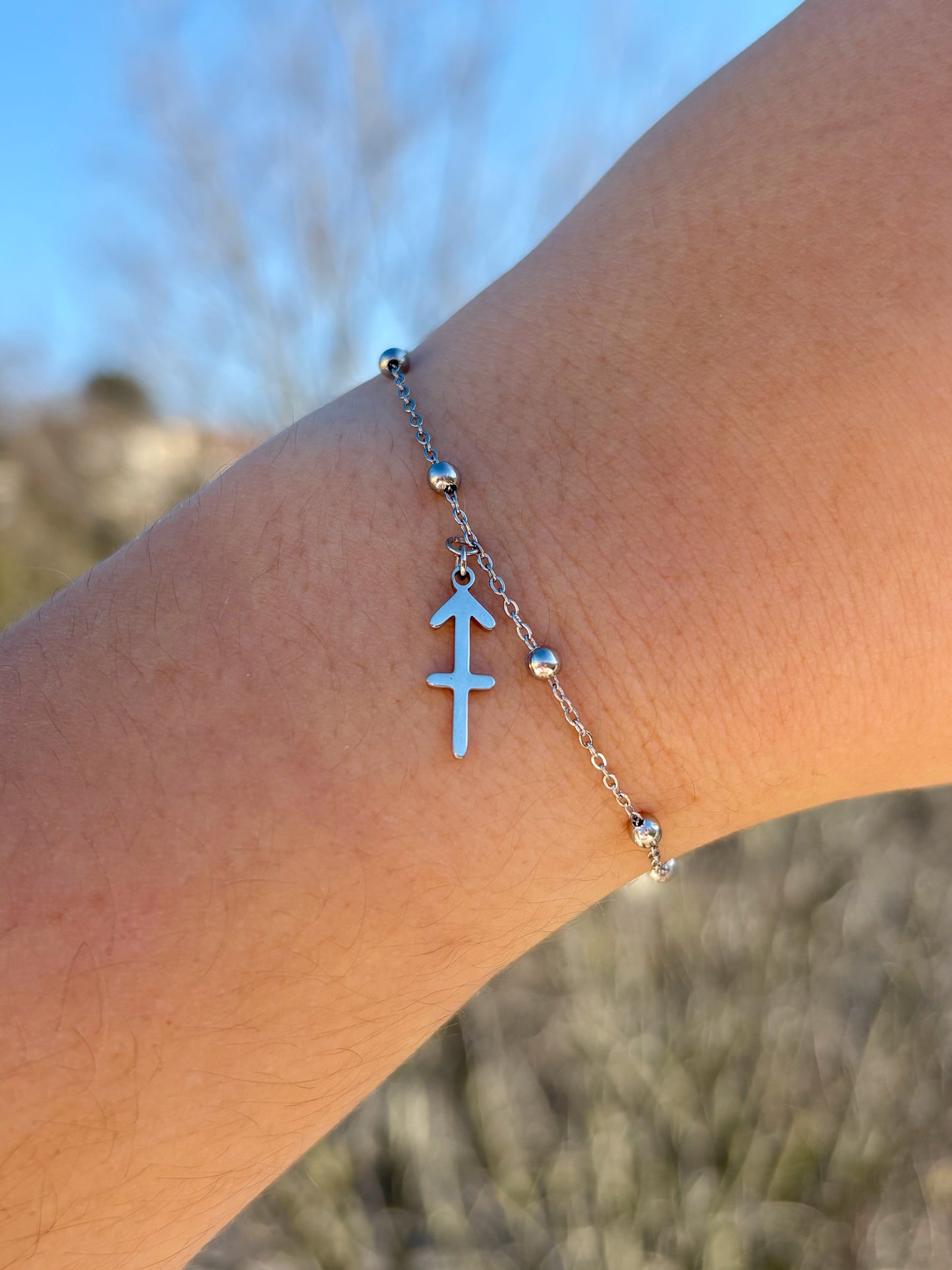 Bracelet courageux + signe astrologique