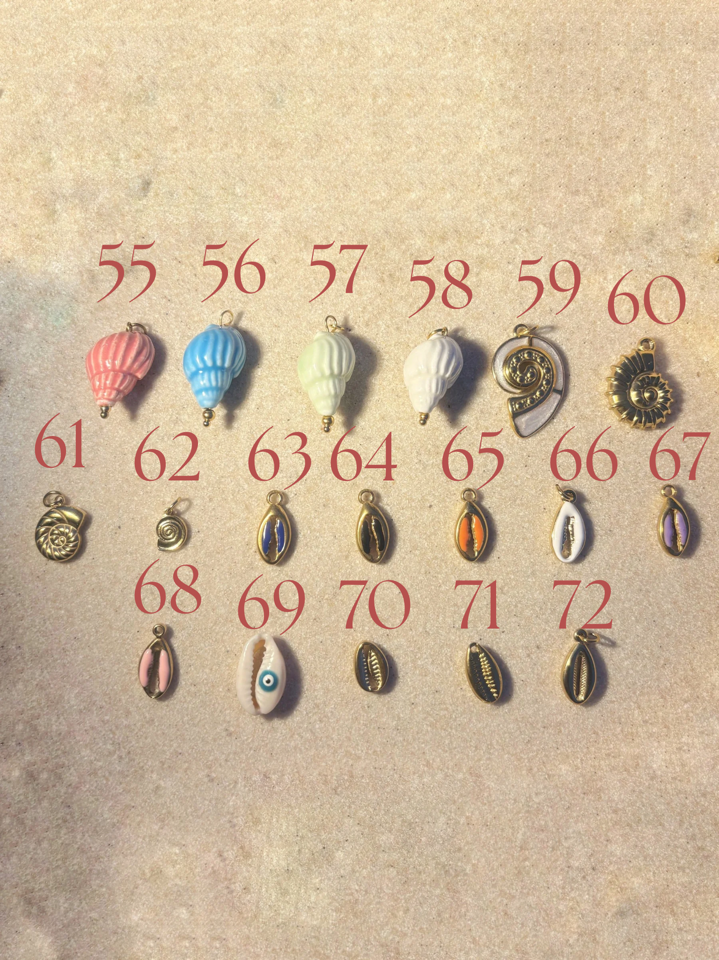 Charms coquillage đ