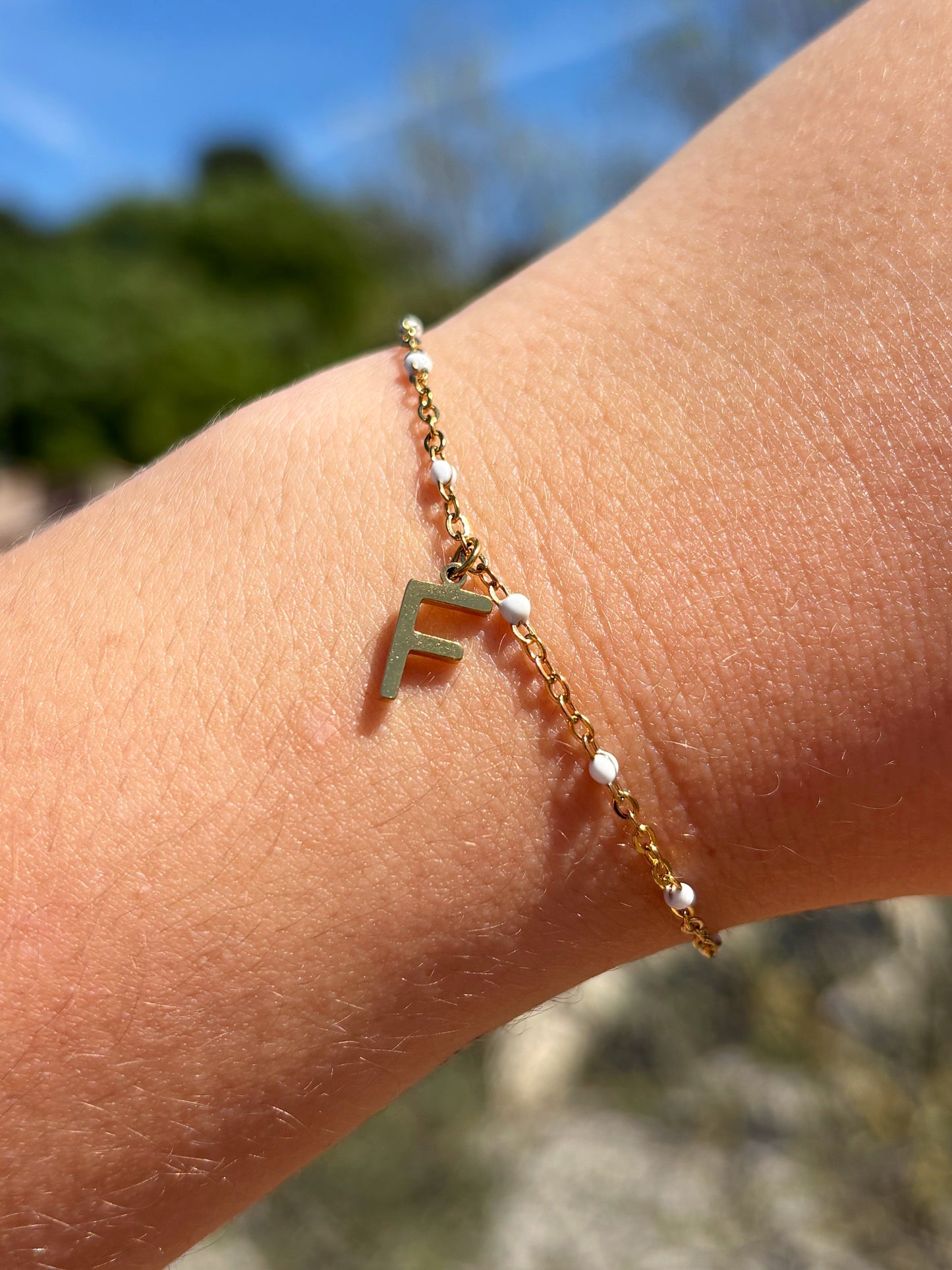 Bracelet spontané ( blanc )