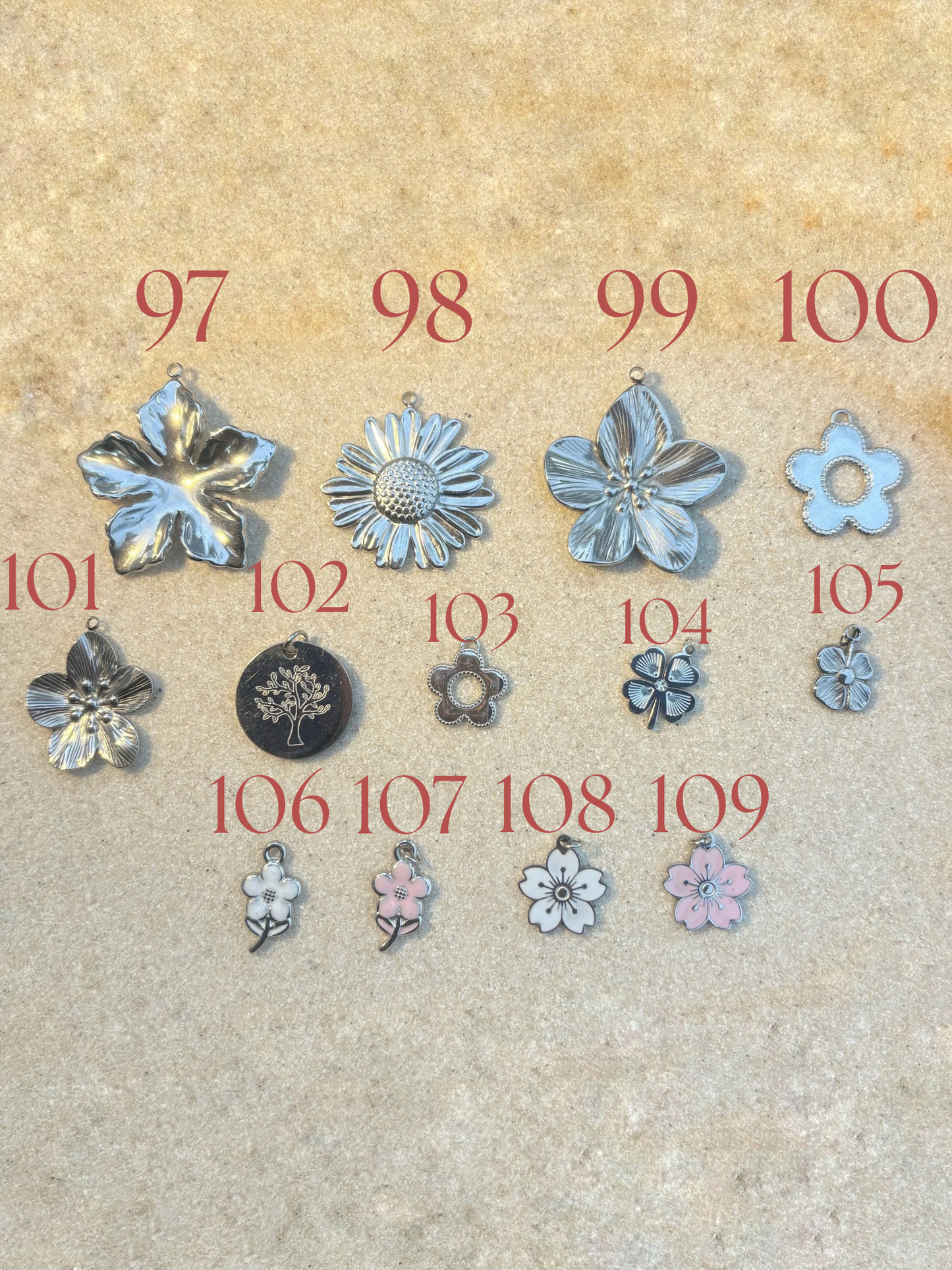 Charms fleurs đ