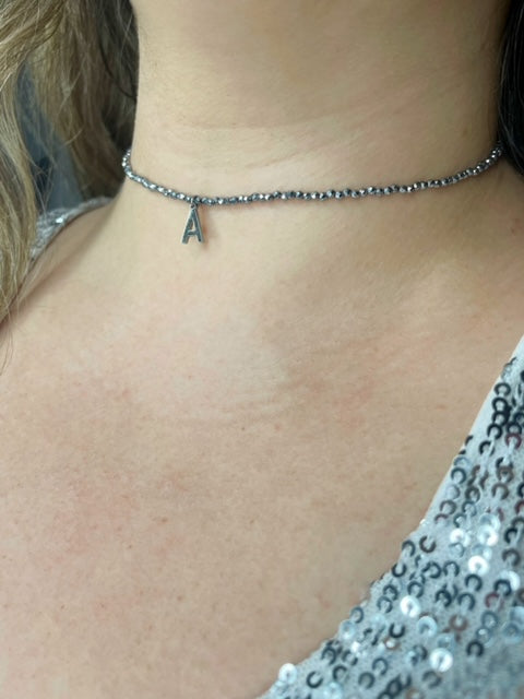 Collier dévoué argenté