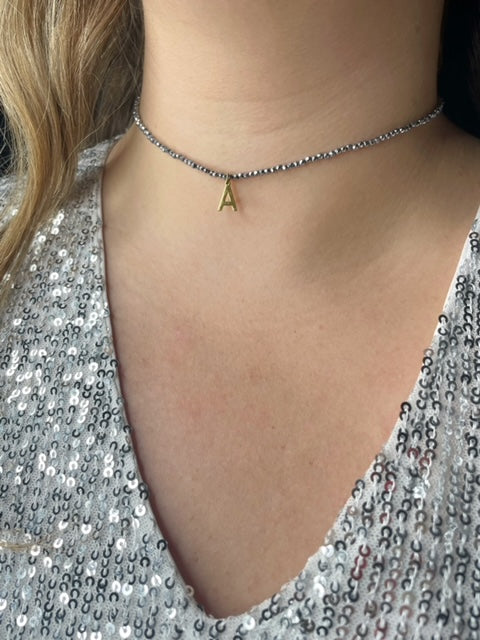 Collier dévoué argenté