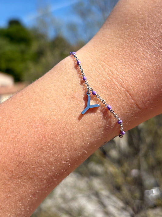 Bracelet spontané ( violet )