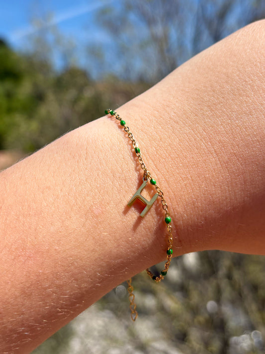 Bracelet spontané ( vert )